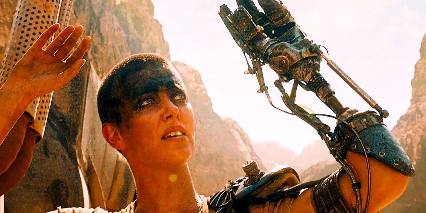 Charlize Theron as Furiosa In Mad Max Fury Road