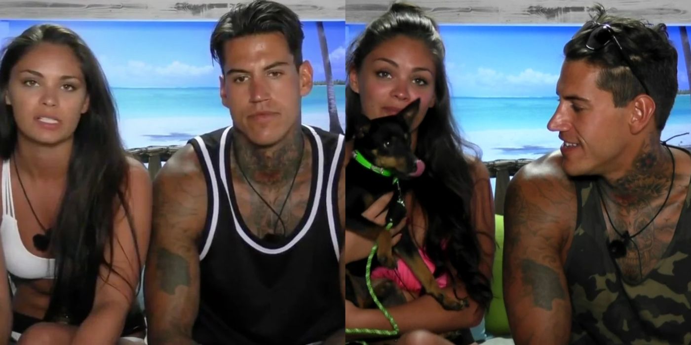 Split IMage Terry and Emma Love Island Season 2 Confessionals