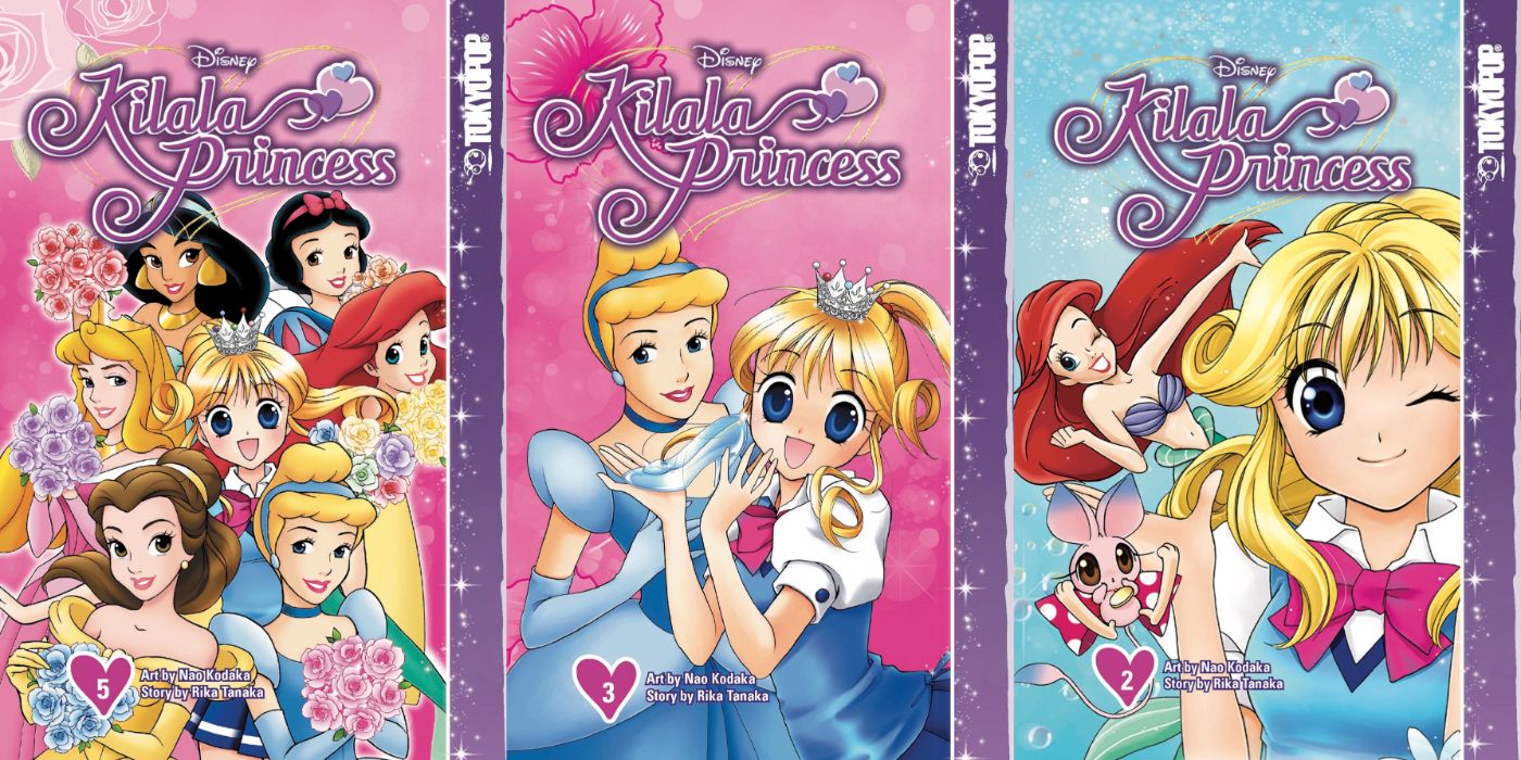 Capas da série de mangá Disney Kilala Princess