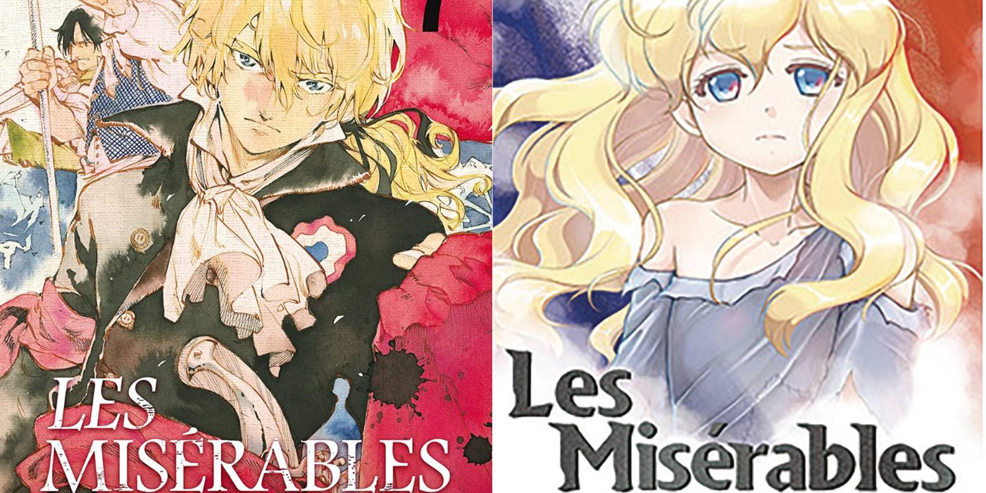 Split Image Capas de mangá Les Misérables