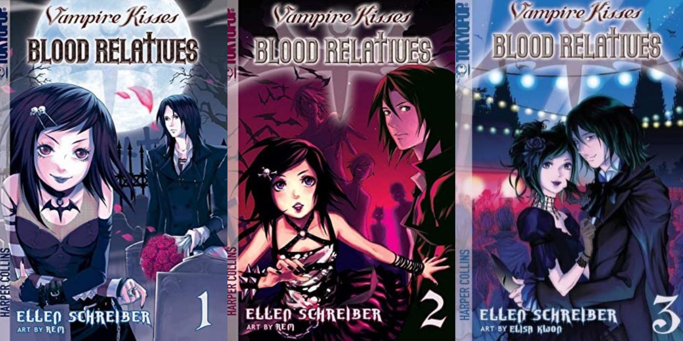 Split Image Vampire Kisses Blood Relatives Covers Vol 1-3