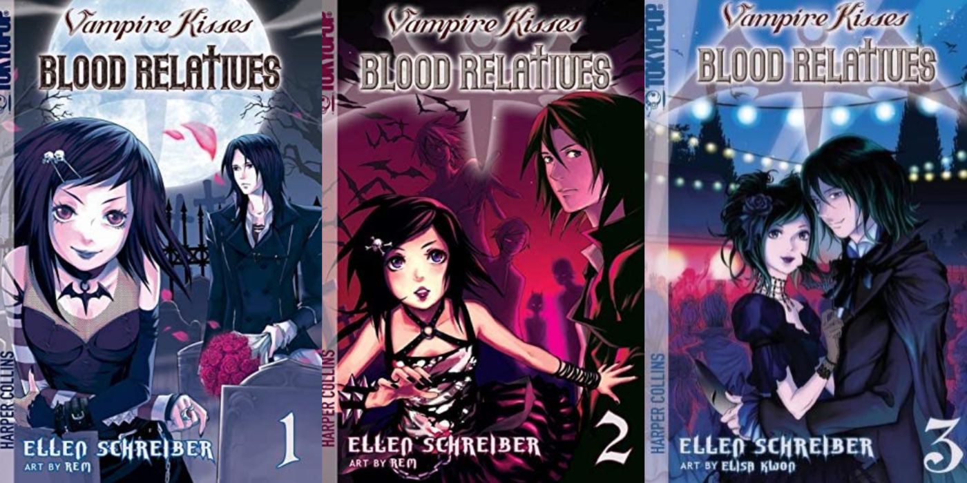 Split Image Vampire Kisses Blood Relative Covers Vol 1-3