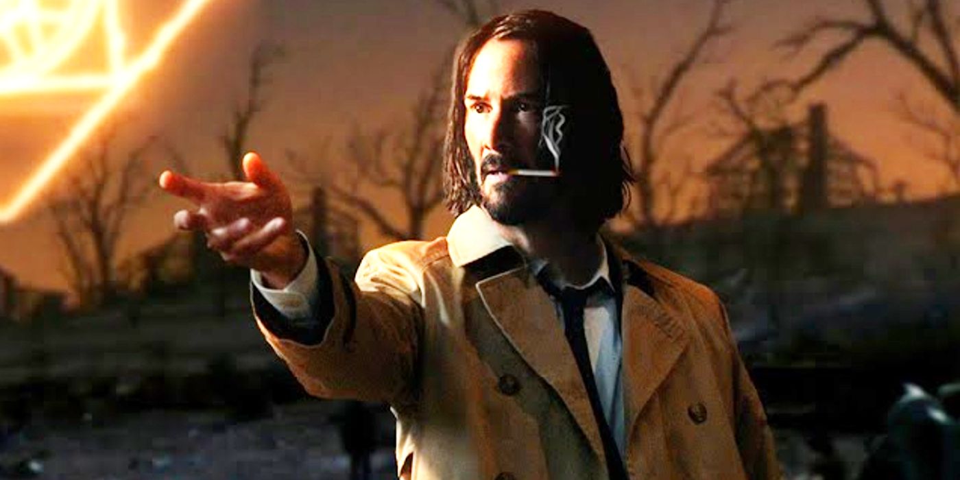 Constantine 2 Fan Trailer shows Keanu Reeves as John Constantine smoking cigarette