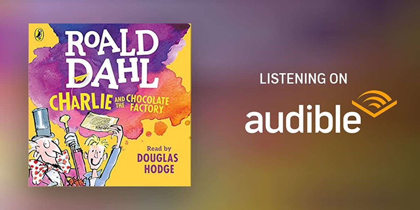 Cover untuk buku audio Roald Dahl Charlie and the Chocolate Factory di Audible
