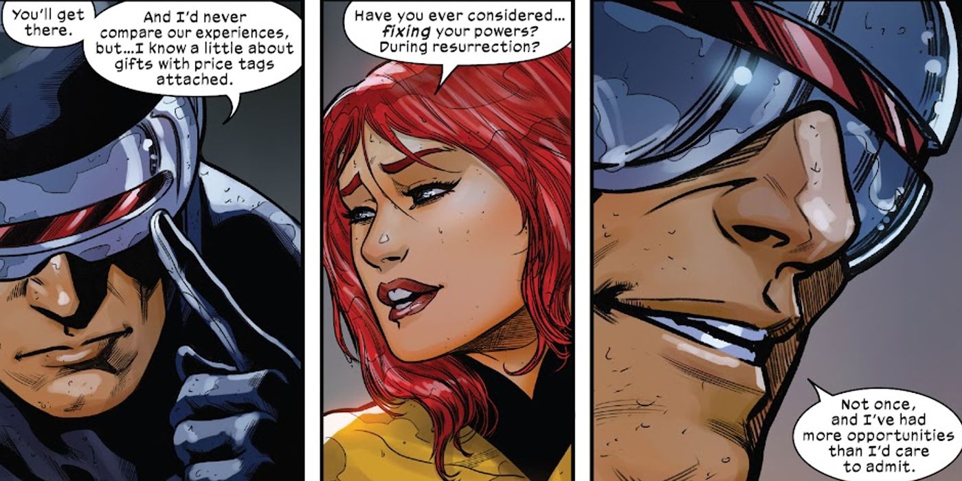 Cyclops X-Men não vai consertar poderes