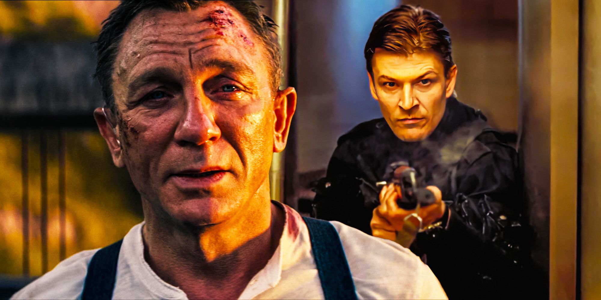 Daniel Craig's James Bond and Sean Beans Alec Trevelyan