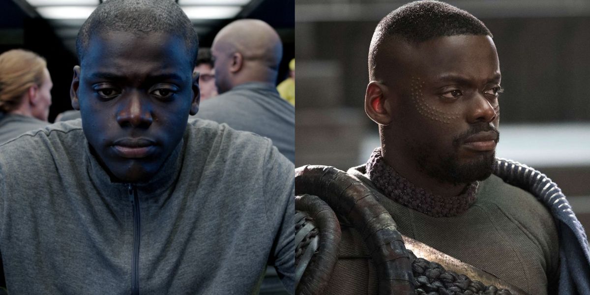 daniel kaluuya in black mirror and black panther split image