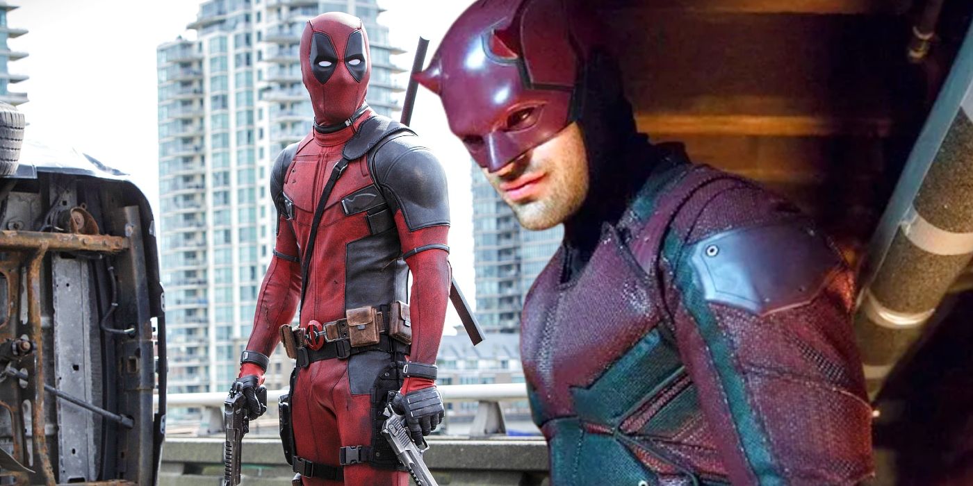 Custom image of Ryan Reynolds' Deadpool and Charlie Cox&rsquo;s Daredevil.