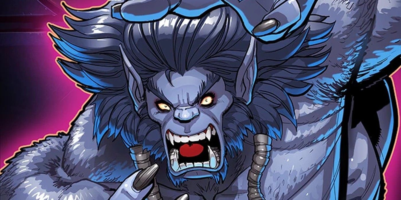 Dark Beast from Age of Apocalypse screaming