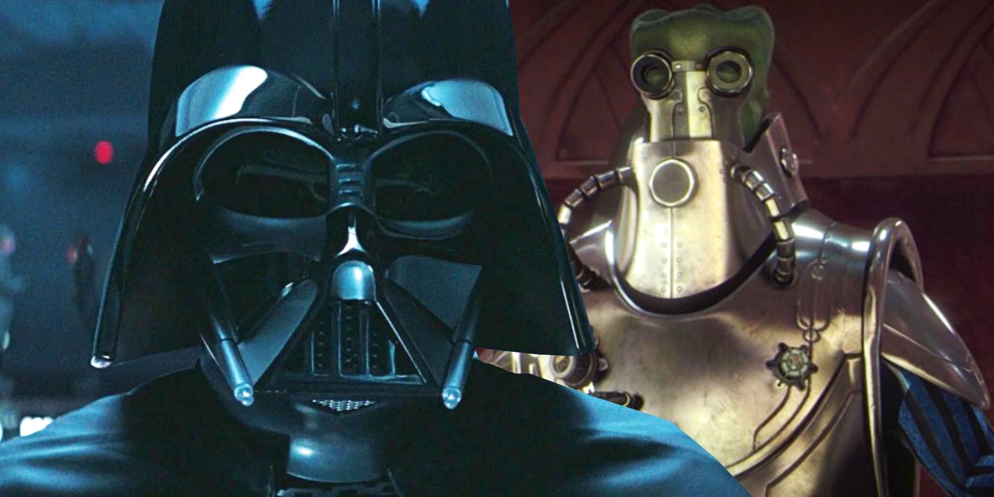 Darth Vader and the Techo Union's Wat Tambor in Star Wars.