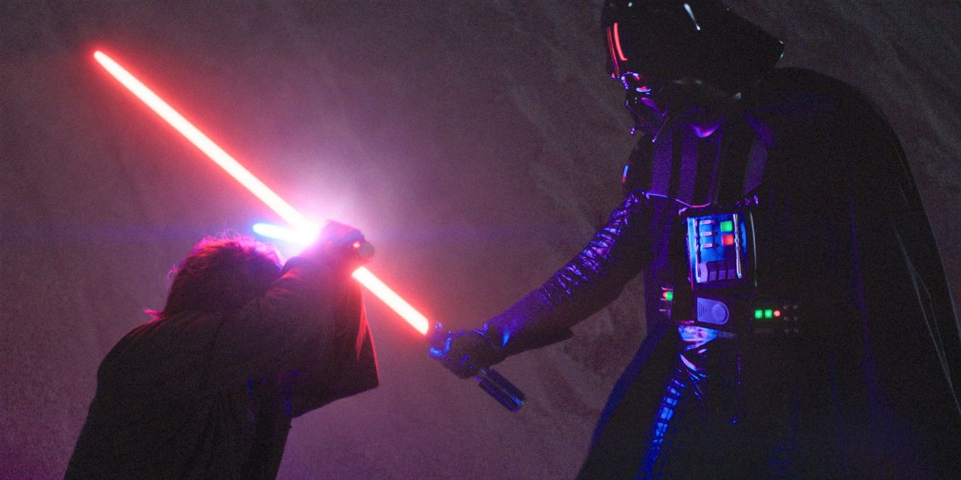 Darth Vader vs Obi-Wan Kenobi in Obi-Wan Kenobi.