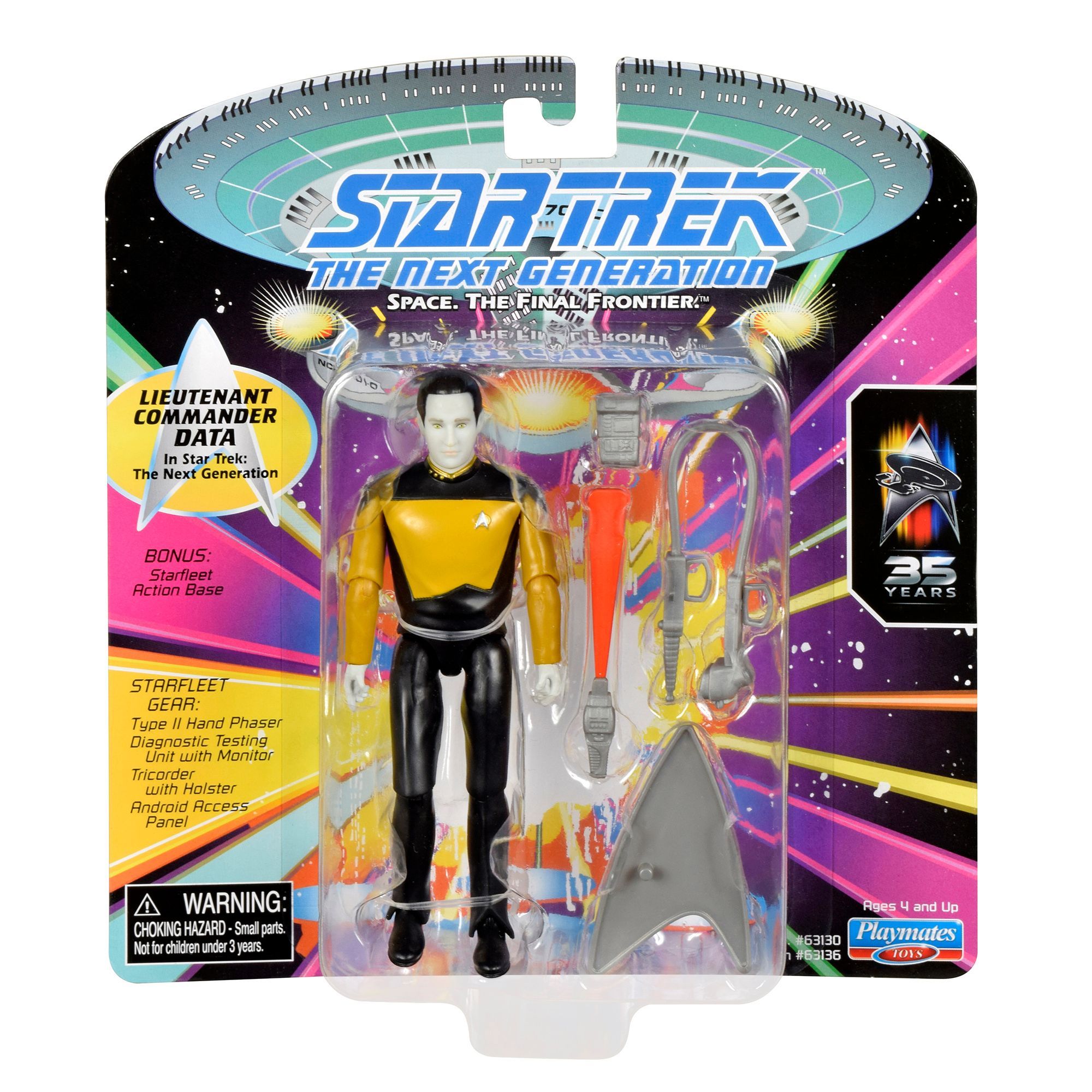 Data Star Trek Playmates Action Figure Toy 2022