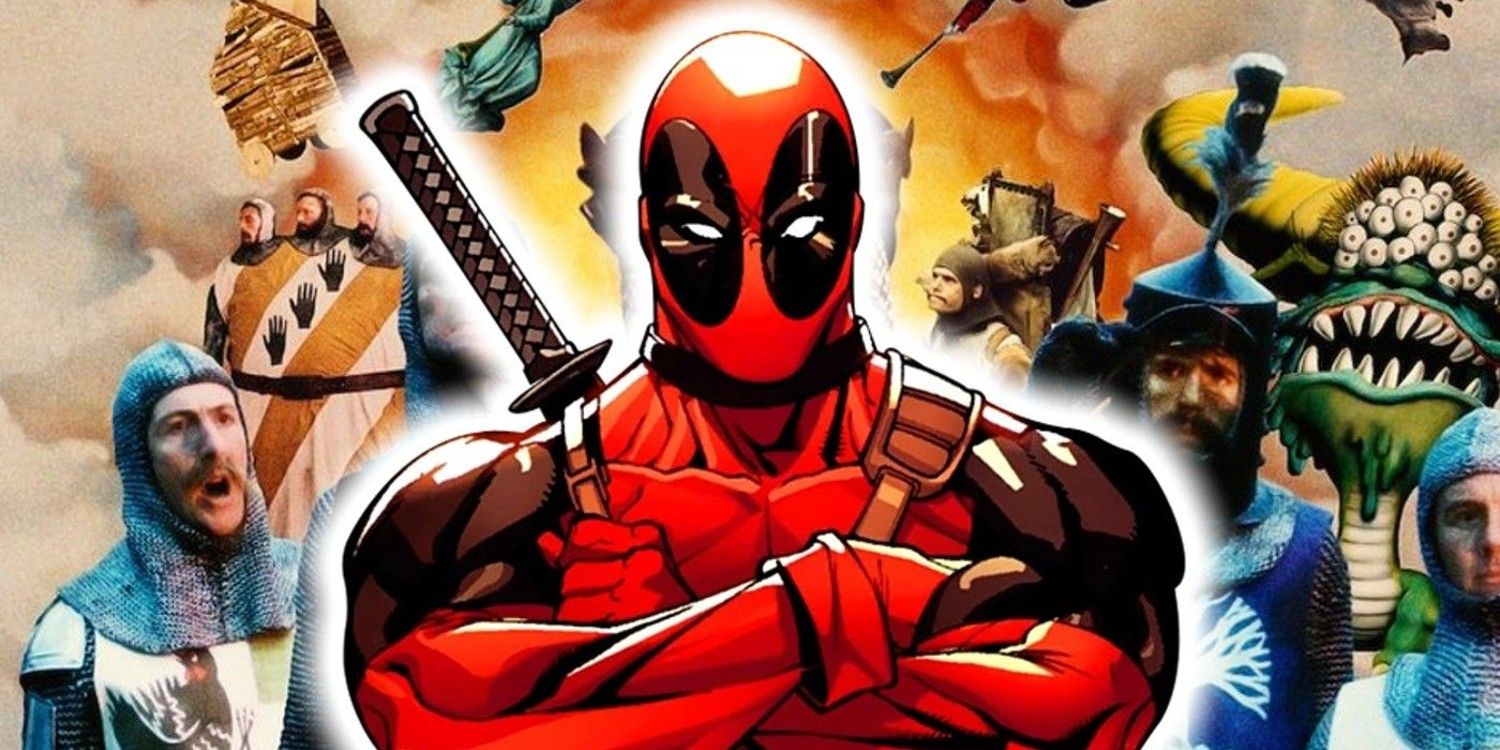 Deadpool e Cable Monty Python Cruzamento do Santo Graal