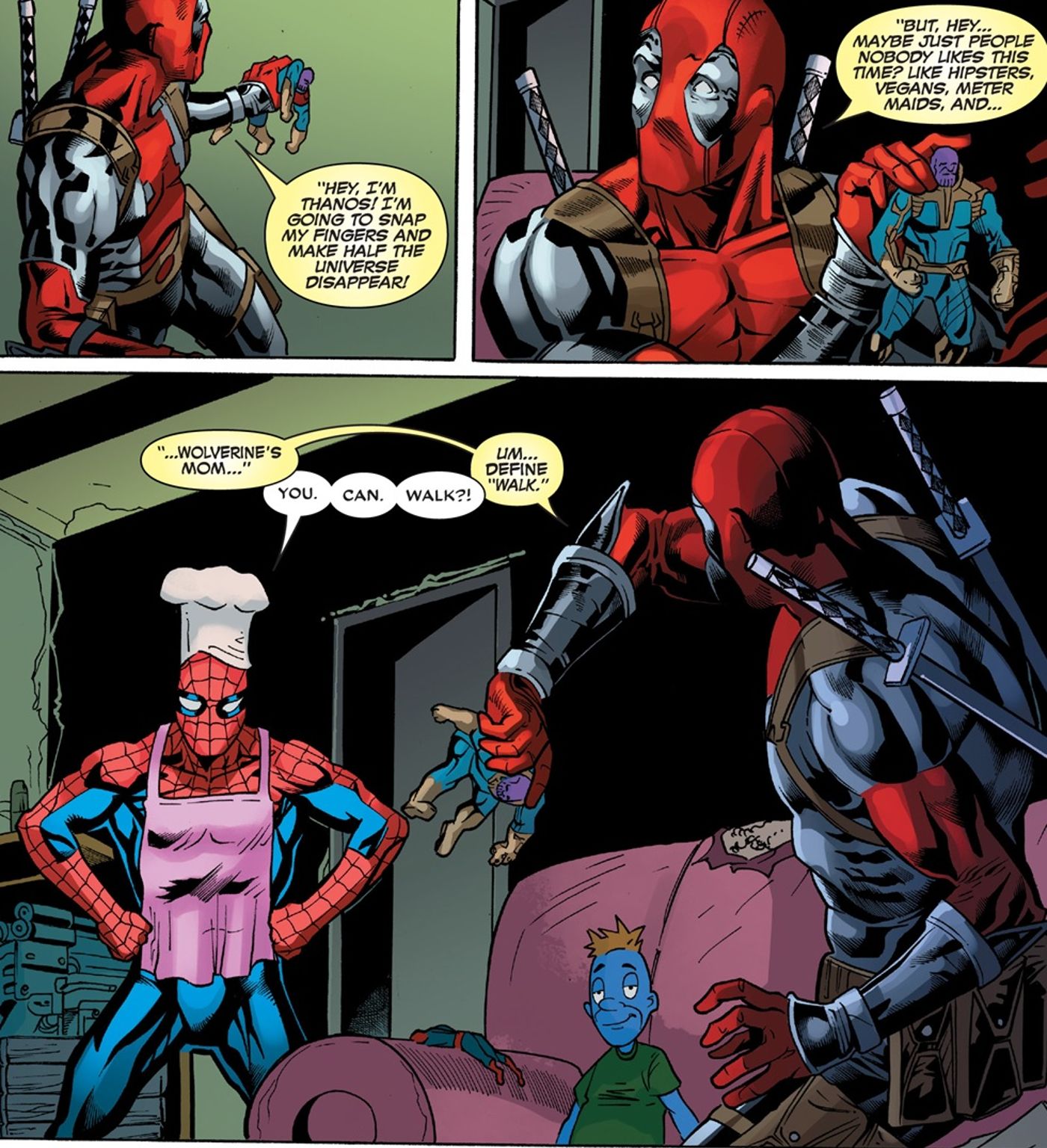 Deadpool rejoue le Snap
