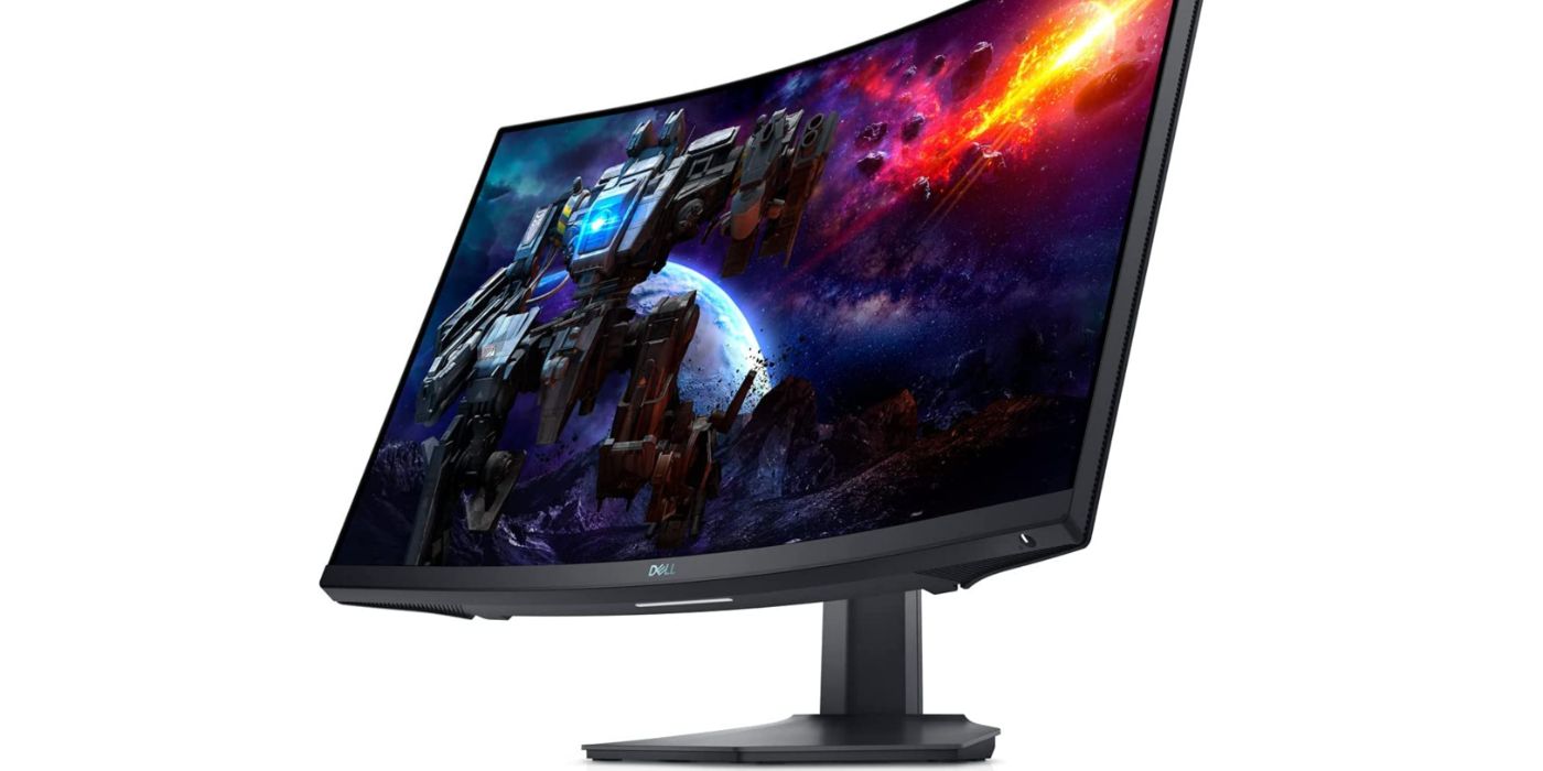 Promo image of the Dell S2722DGM monitor.
