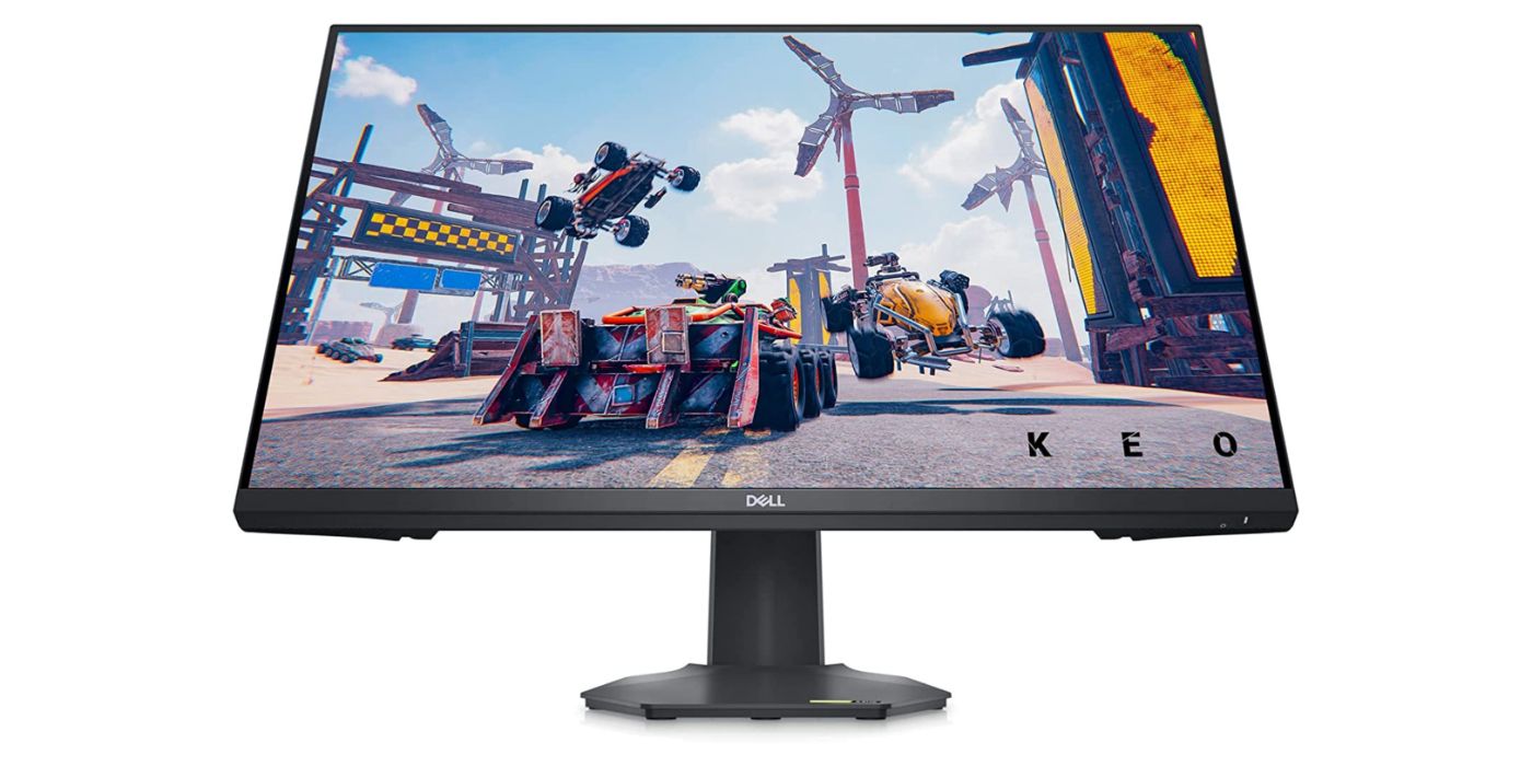 Promo image for the Dell G2722HS gaming monitor.