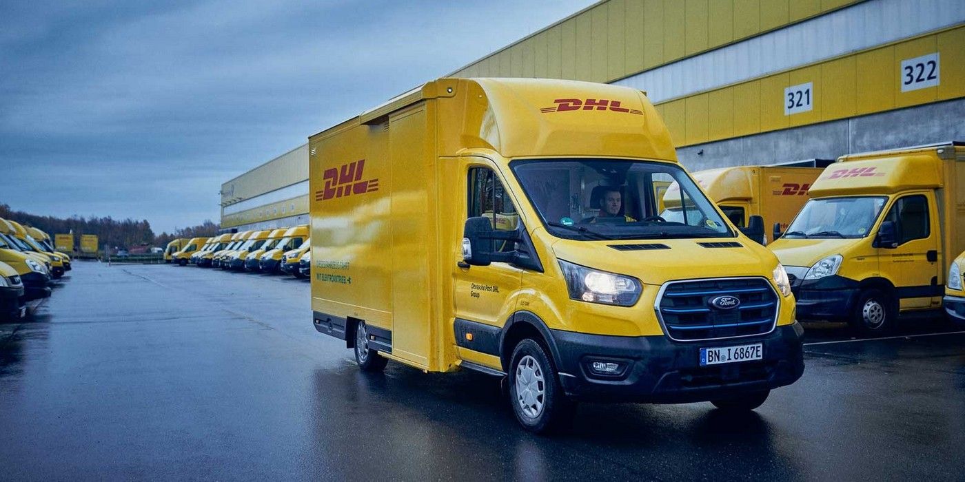 Driving DHL's Ford E-Transit van