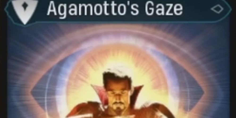 O cartão Agamottos Gaze do Doutor Strang é visto em Midnight Suns da Marvel