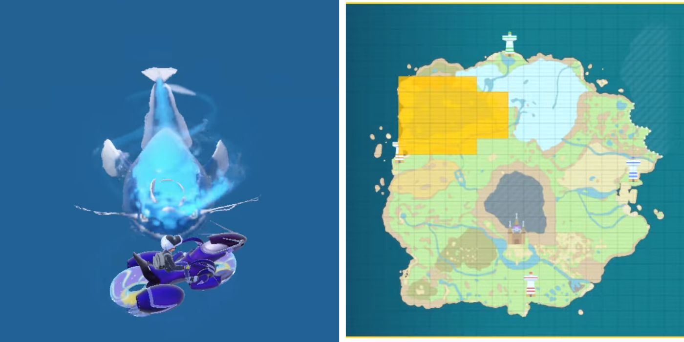 Dondozo Wild Encounter e Habitat Location em Pokémon Scarlet and Violet