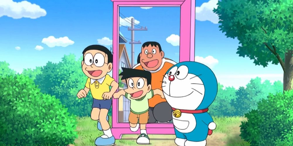Doraemon and pals pass through the Anywhere Door