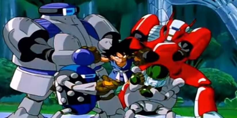 Goku fighting the Sigma Force.