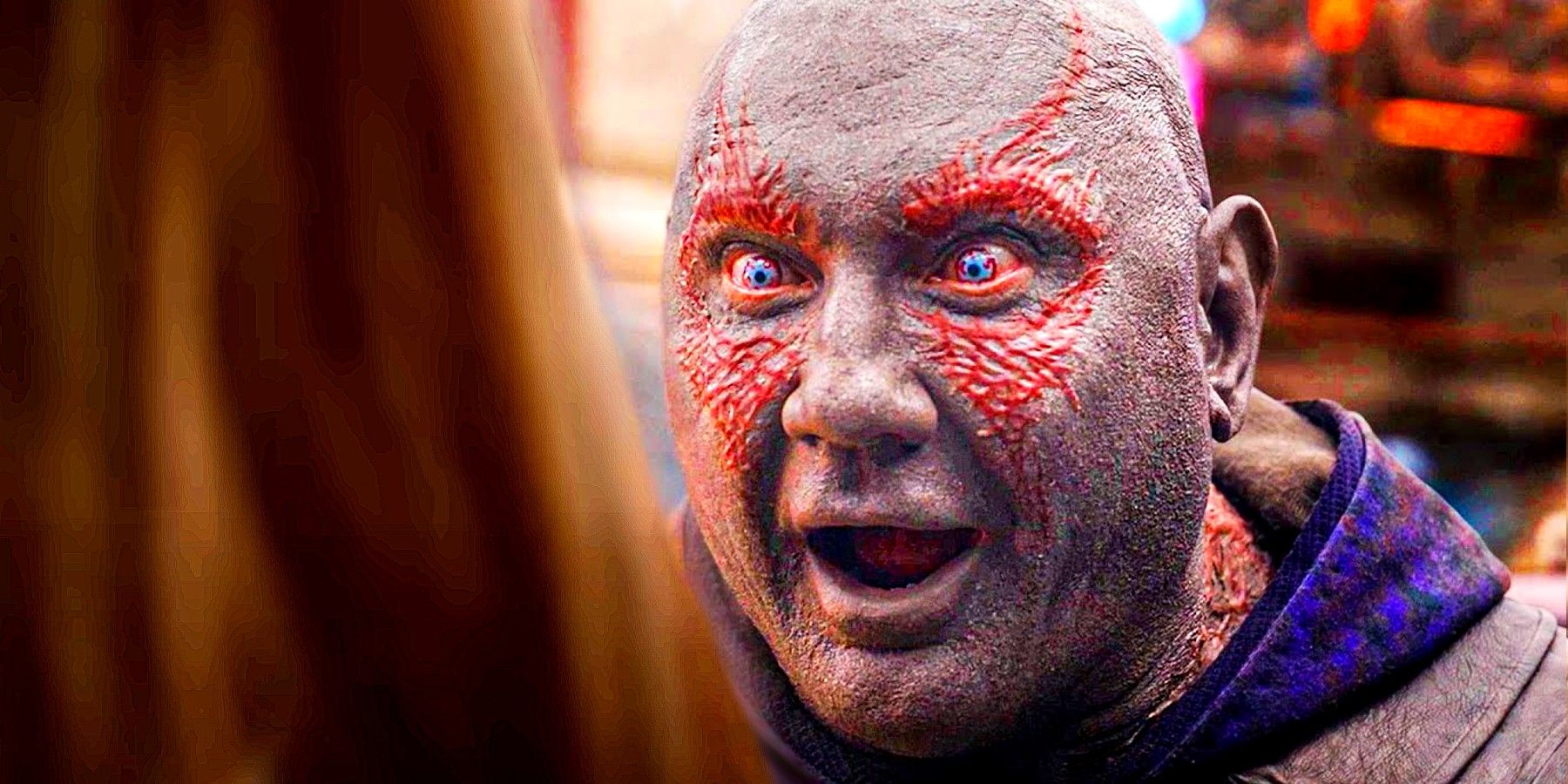 Dave Bautista as Drax in the Guardians of the Galaxy Holiday Special