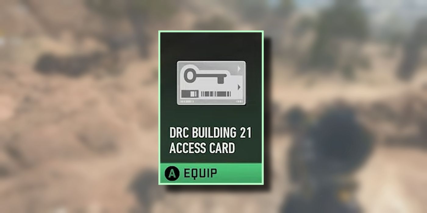 DRC Building 21 Access Card in Warzone 2