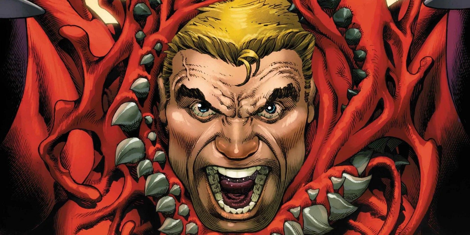 Eddie Brock as Venom turning into the Red Symbiote Bedlam