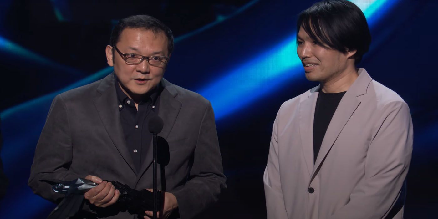 Elden Ring Director Hidetaka Miyazaki accepts GOTY at the 2022 Game Awards