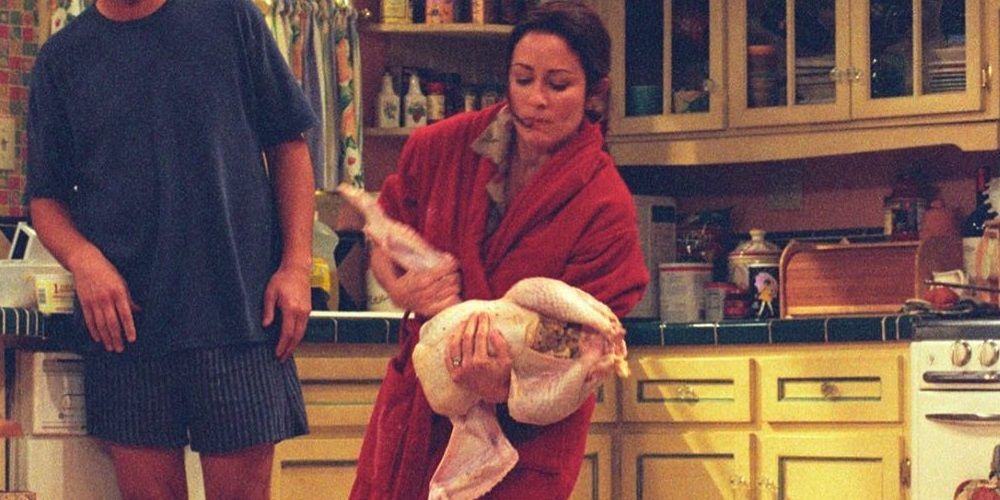 Debra dropping the turkey in Everybody Loves Raymond