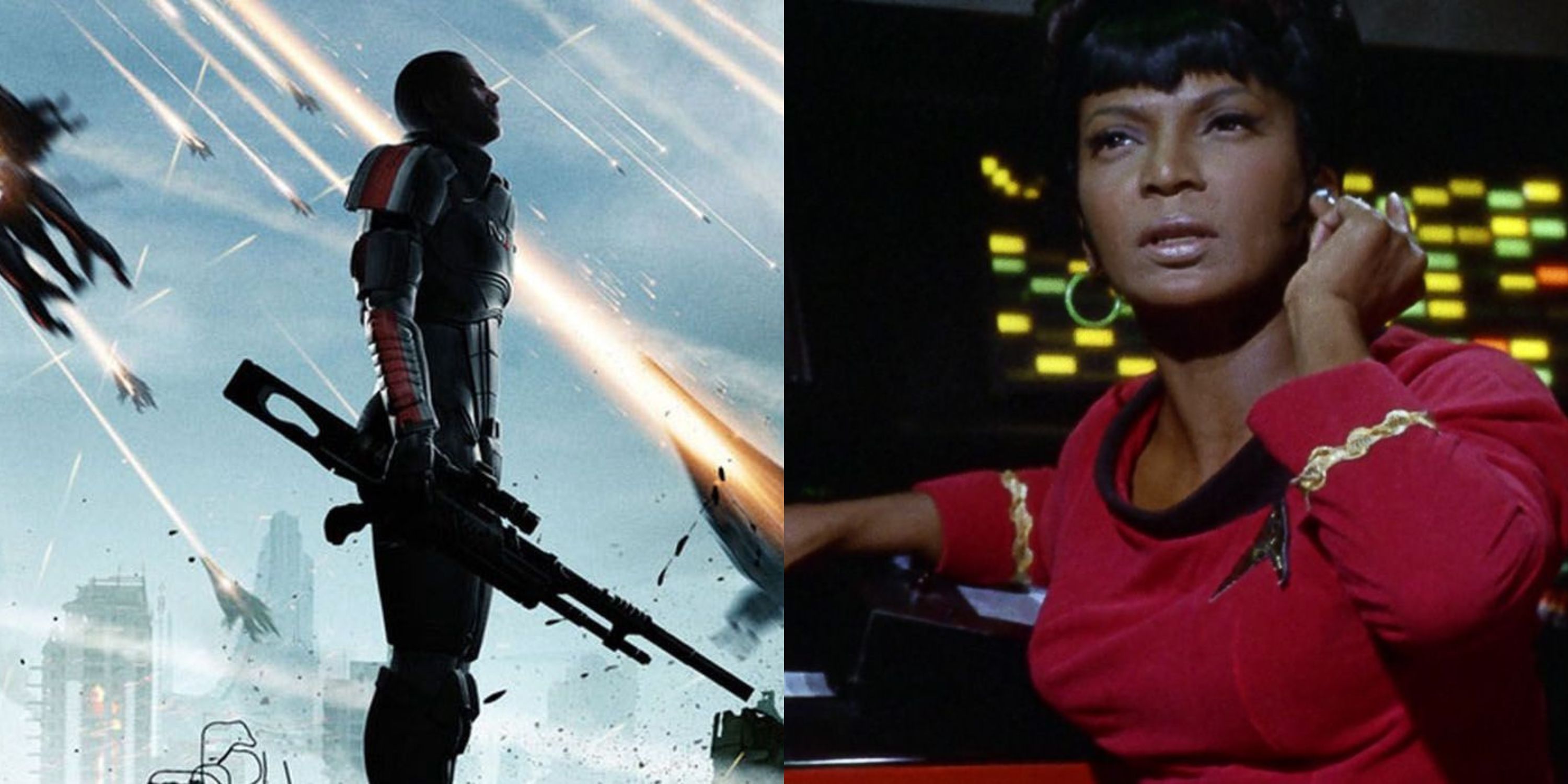 Featured image artwork for Mass Effect 3 and Uhura in Star Trek