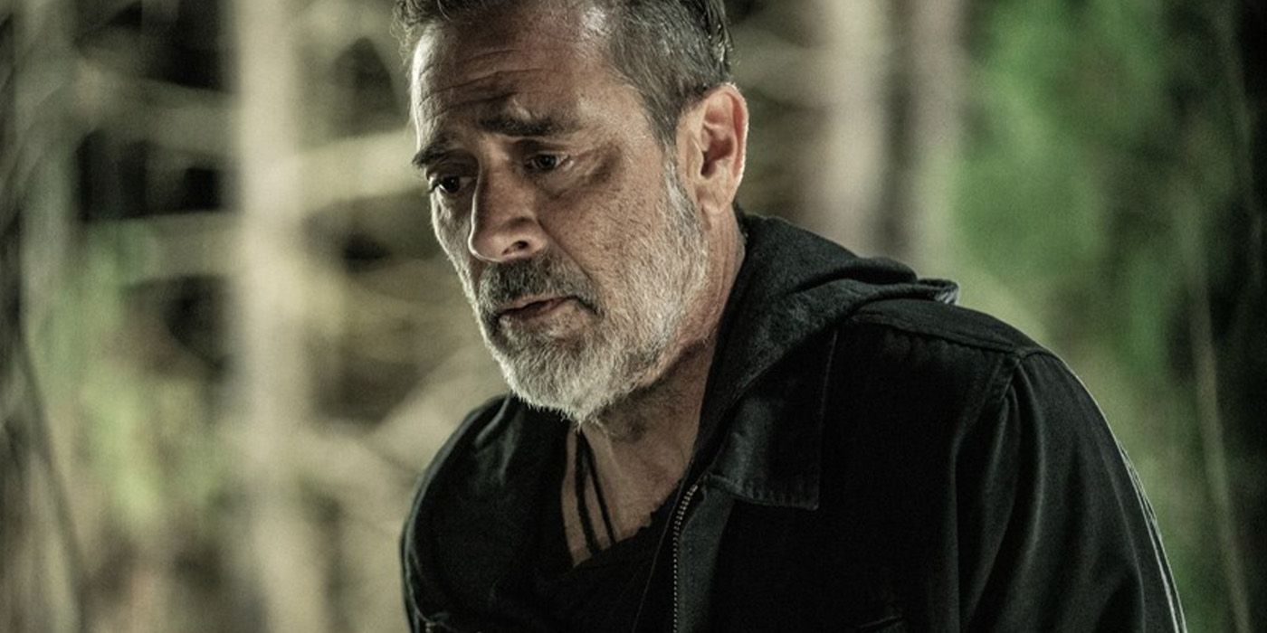 Negan appears sad in The Walking Dead