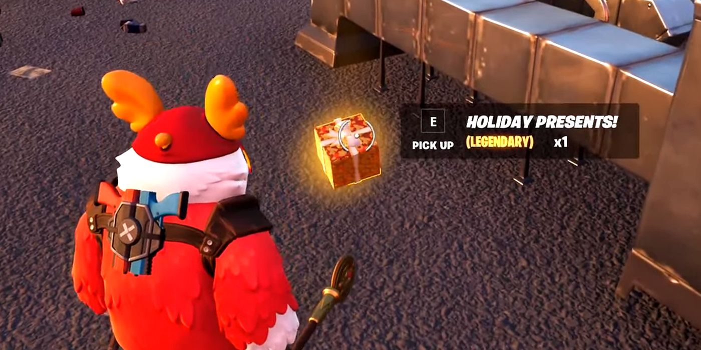 Finding a Holiday Present in Fortnite