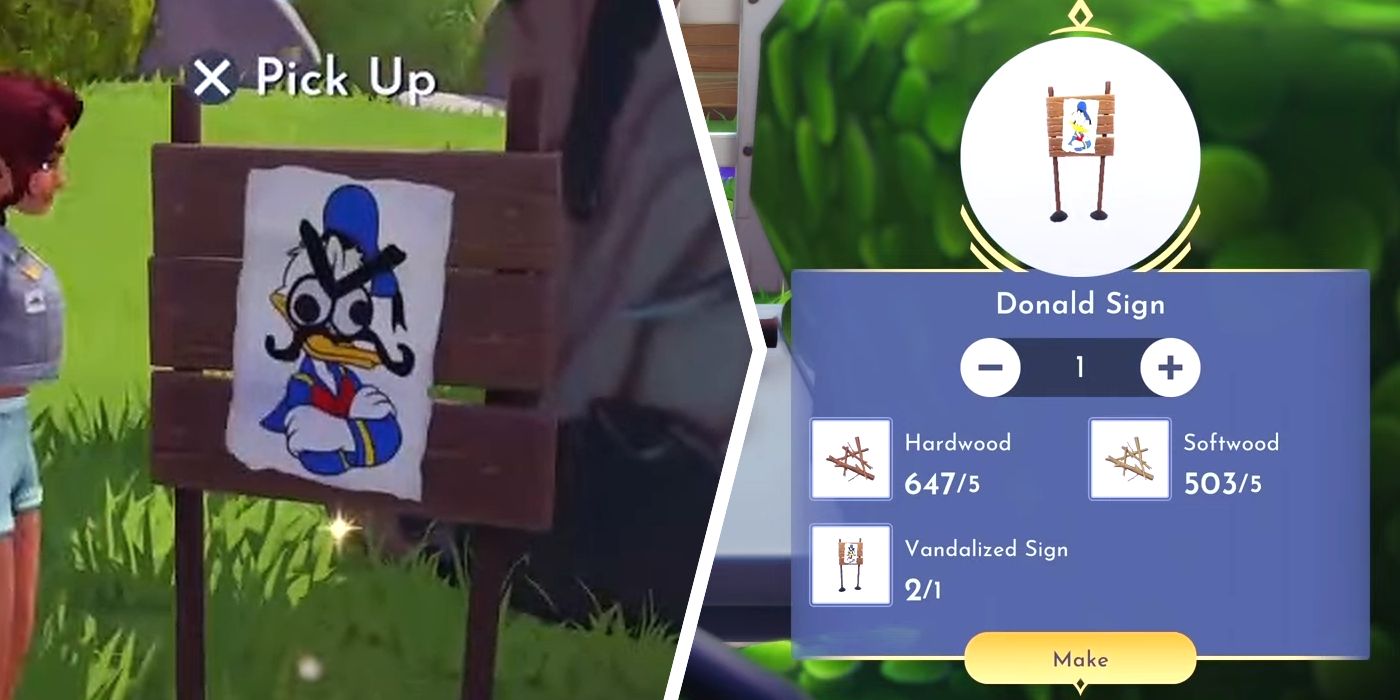 Finding a Vandalized Sign and Fixing it in Goodness Level Check in Dreamlight Valley