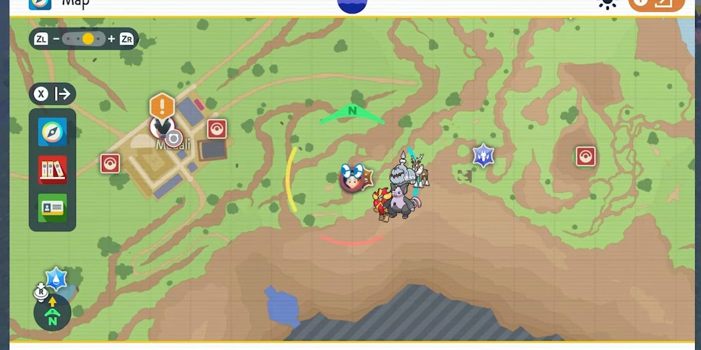 Localização do mapa Pokémon Scarlet & Violet Flamethrower