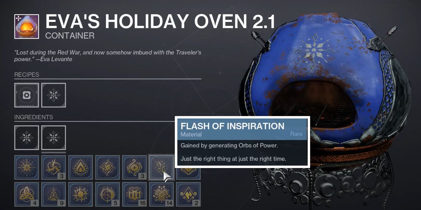 Flash of Inspiration in Destiny 2 Ingredient Description