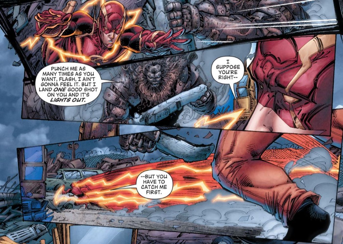 Flash Speed Weakness Girder DC Comics