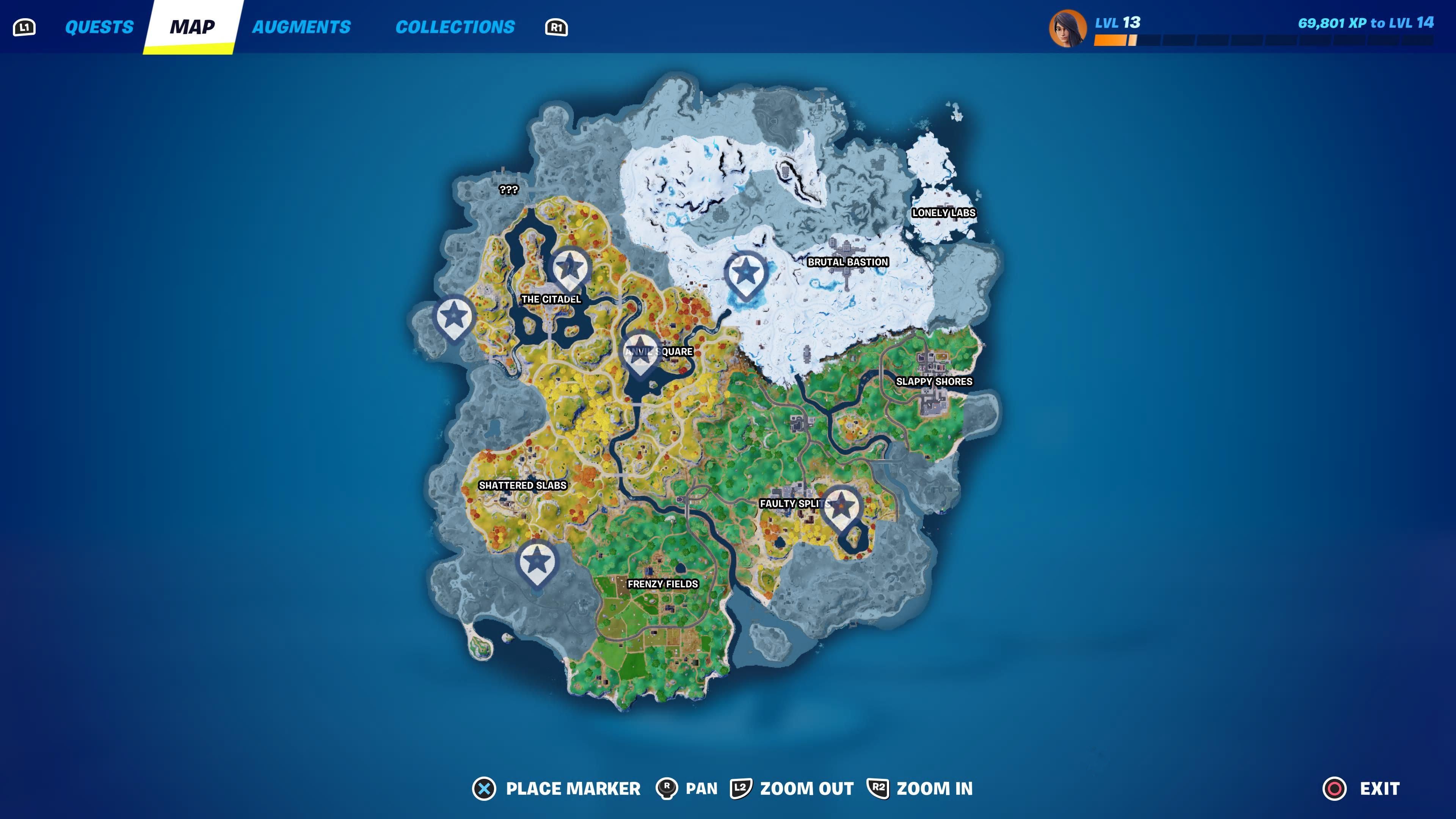Fortnite Chapter 4 Saison 1 My Hero Academia Training Emplacements des cartes factices