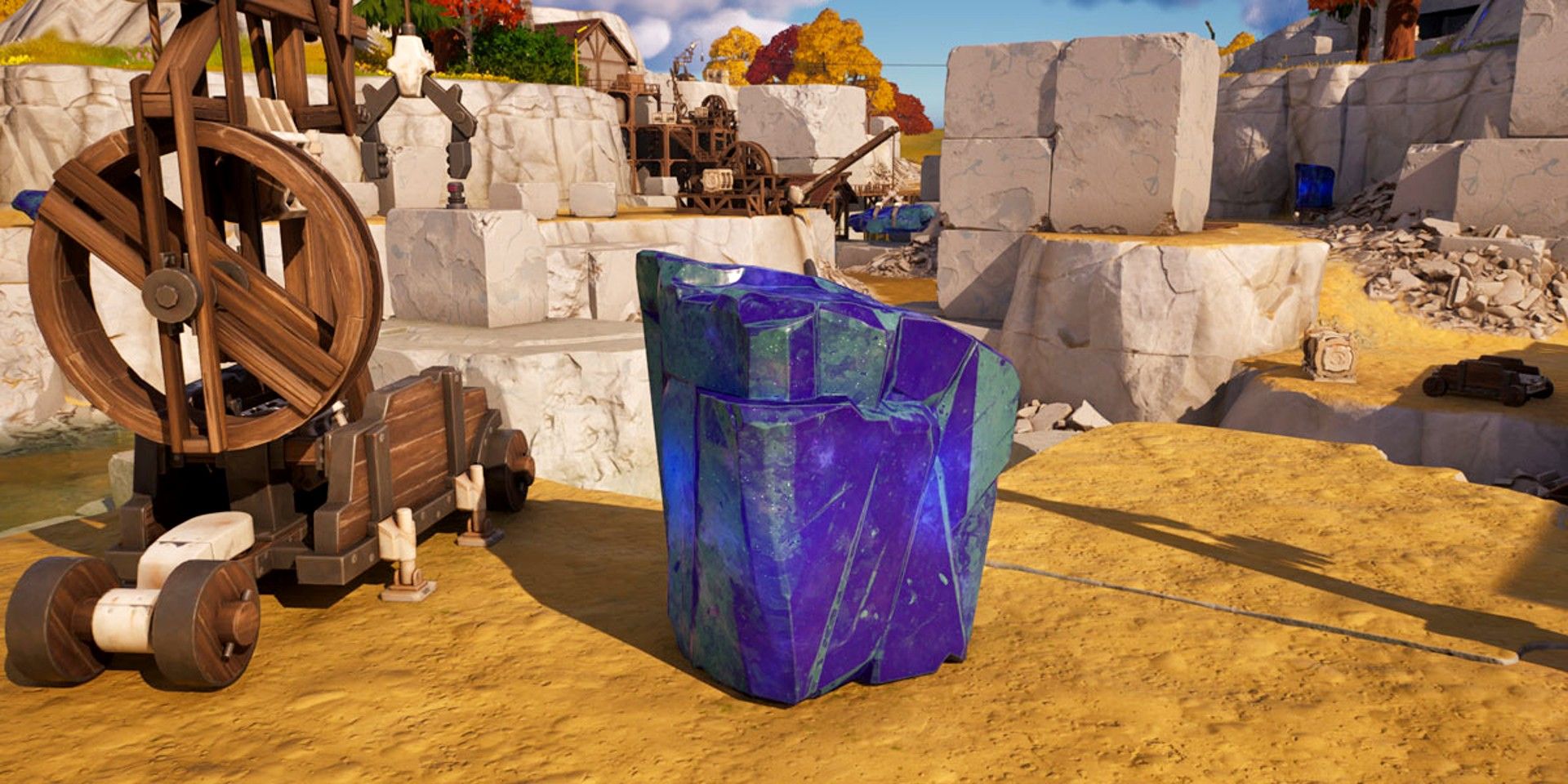 Kinetic Ore Found in Fortnite Quarry