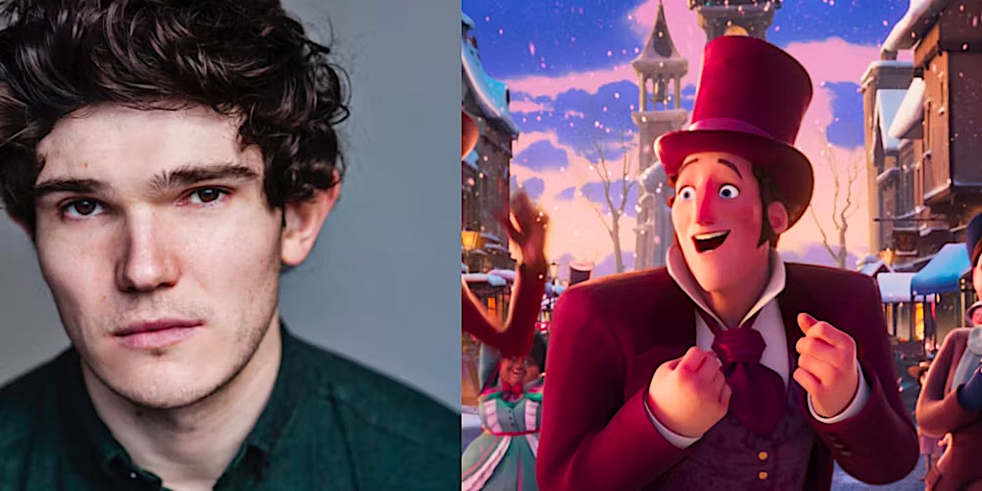 Fra Free as Harry Huffman in Netflix's Scrooge A Christmas Carol