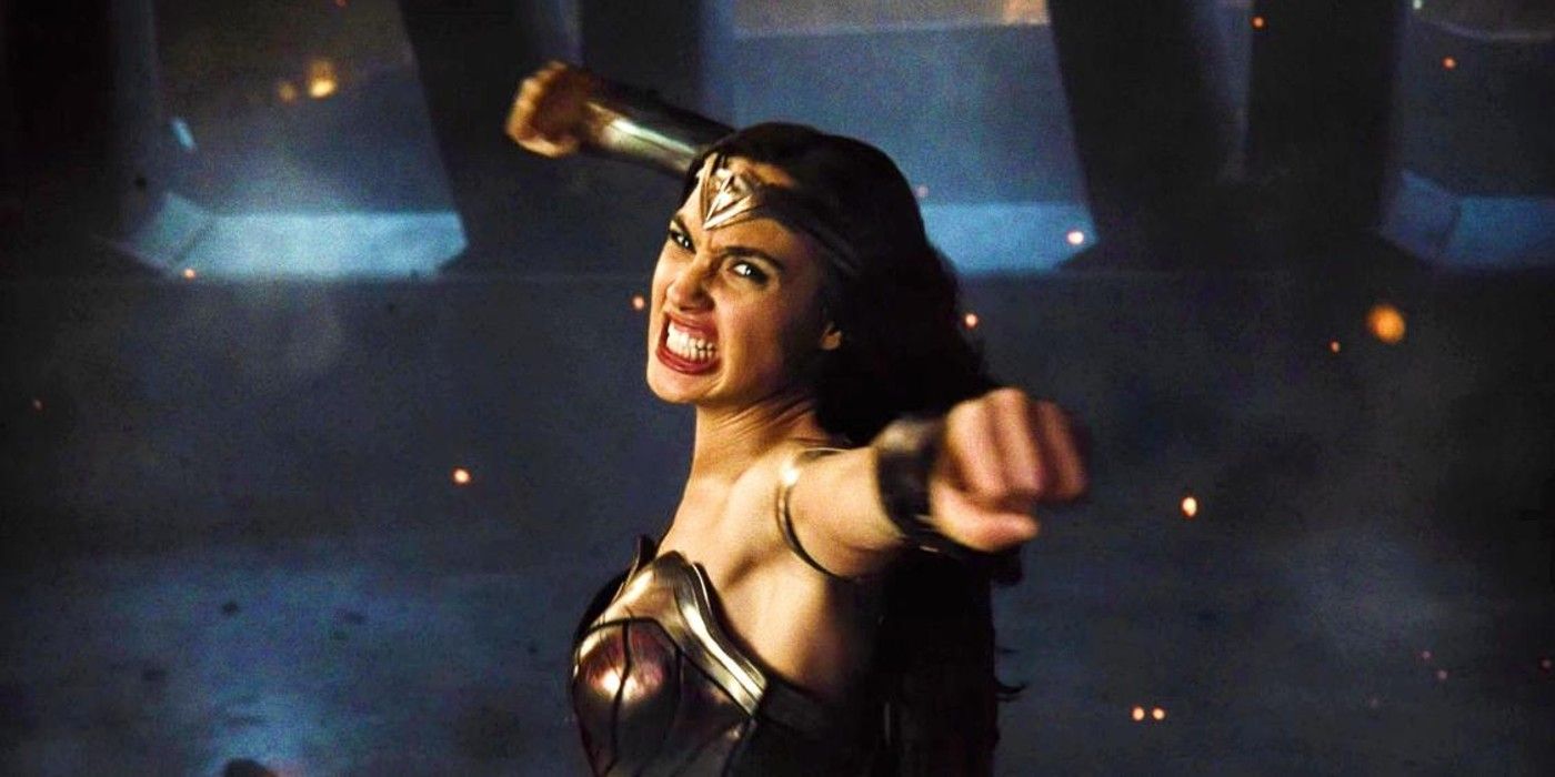 Gal Gadot como Mujer Maravilla en la Liga de la Justicia de Zack Snyder