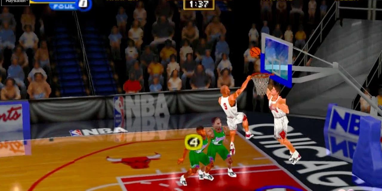 Gameplay from NBA Showtime NBA On NBC