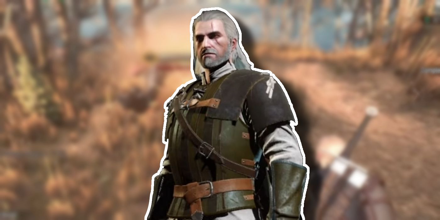 Geralt Wearing Default Griffin School Gear in Witcher 3 