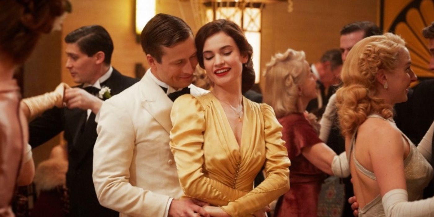 Glen Powell And Lily James Dance In The Guernsey Literary And Potato Peel Pie Society