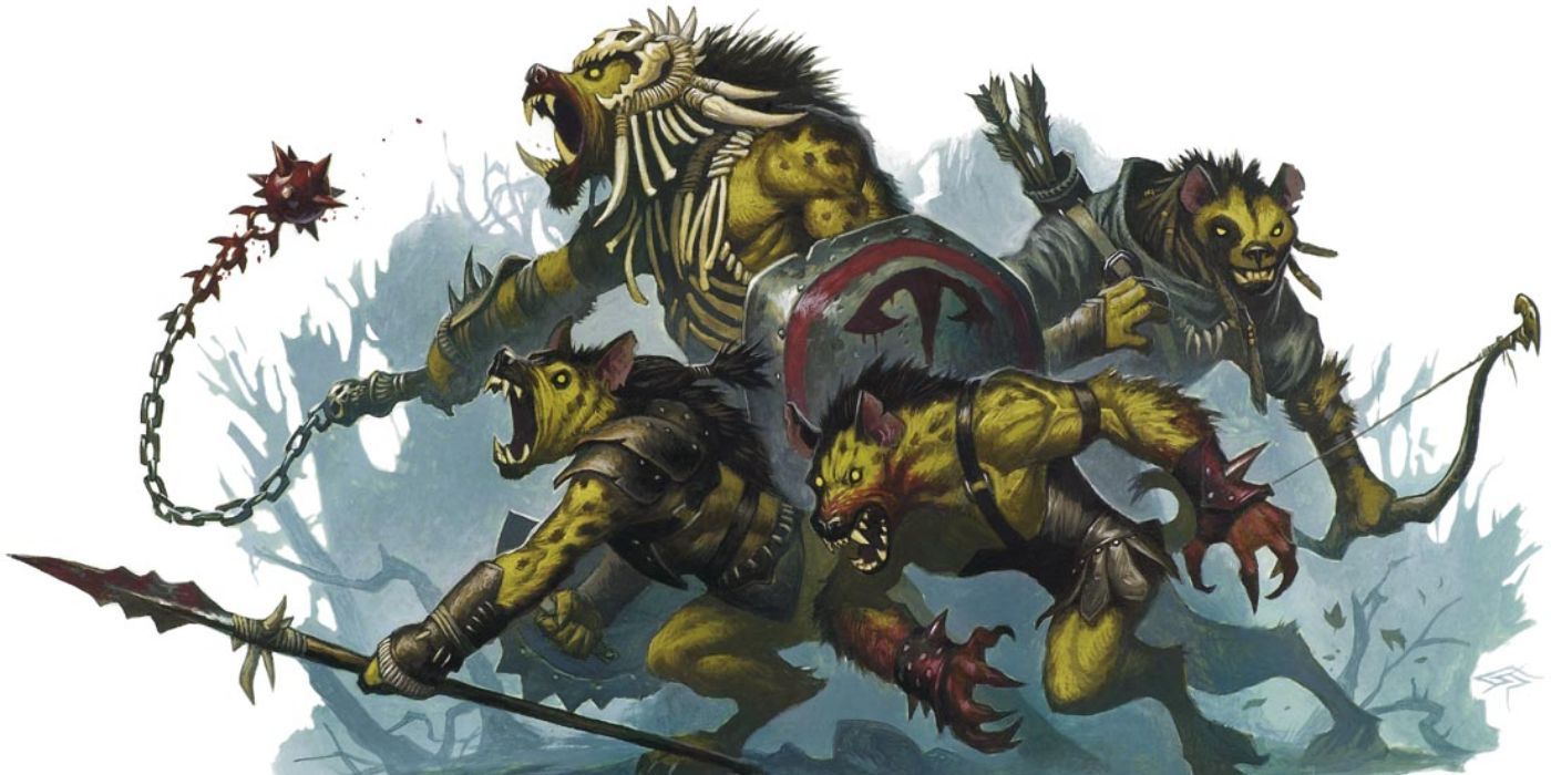 Gnolls from Dungeons & Dragons.