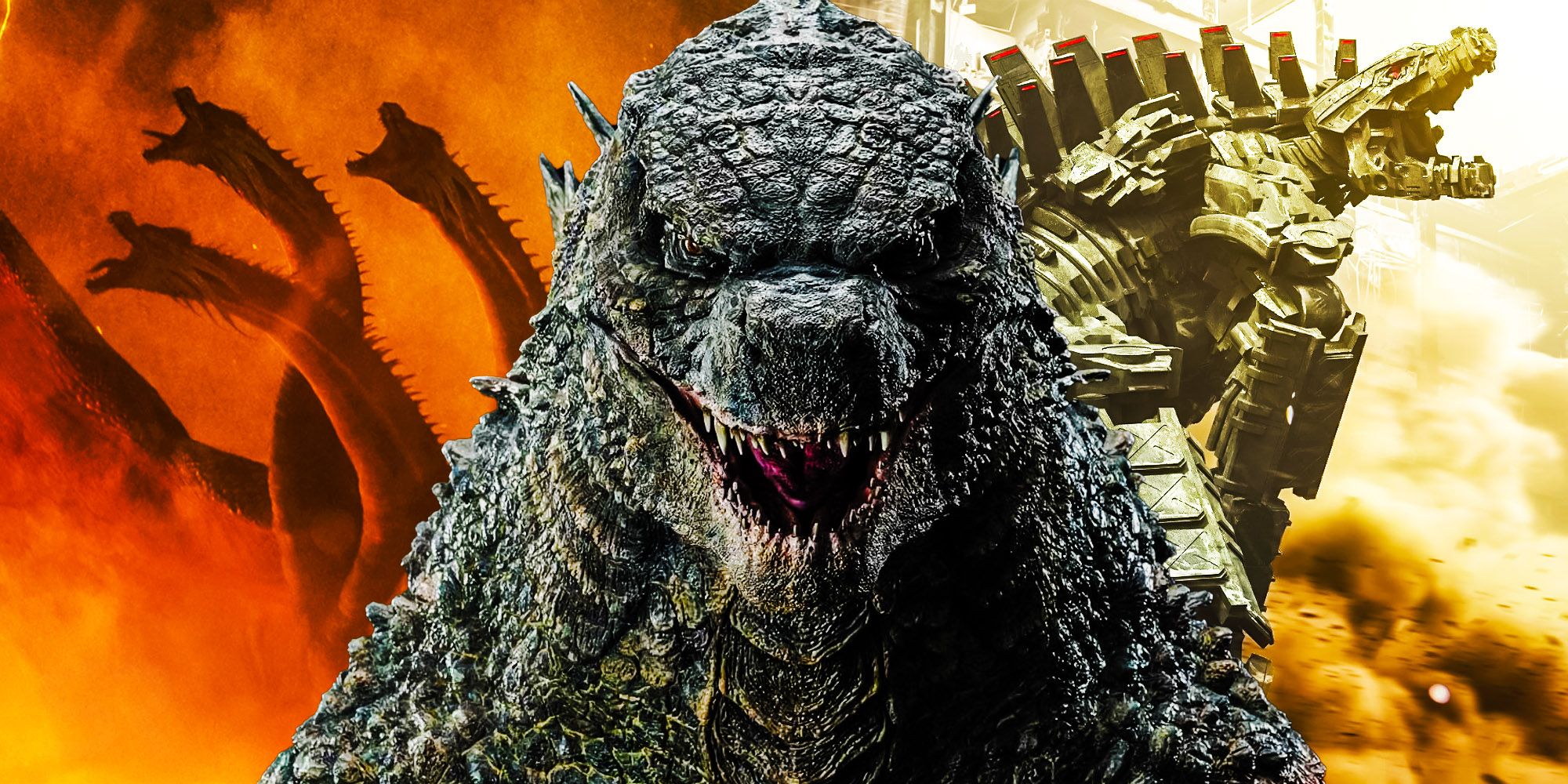 Godzilla Ghidorah Mechagodzilla