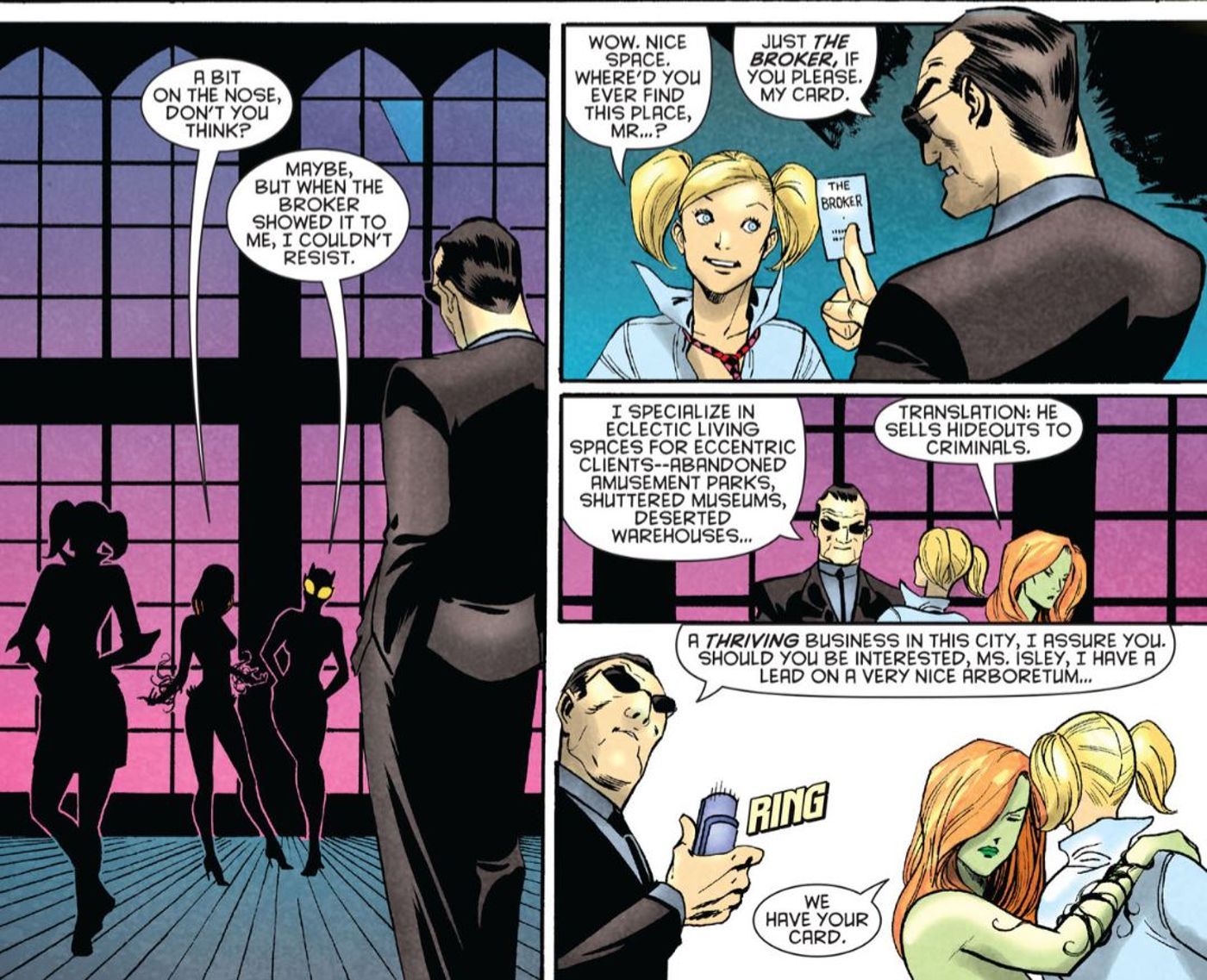 Gotham City Sirens Meet The Broker DC Comics