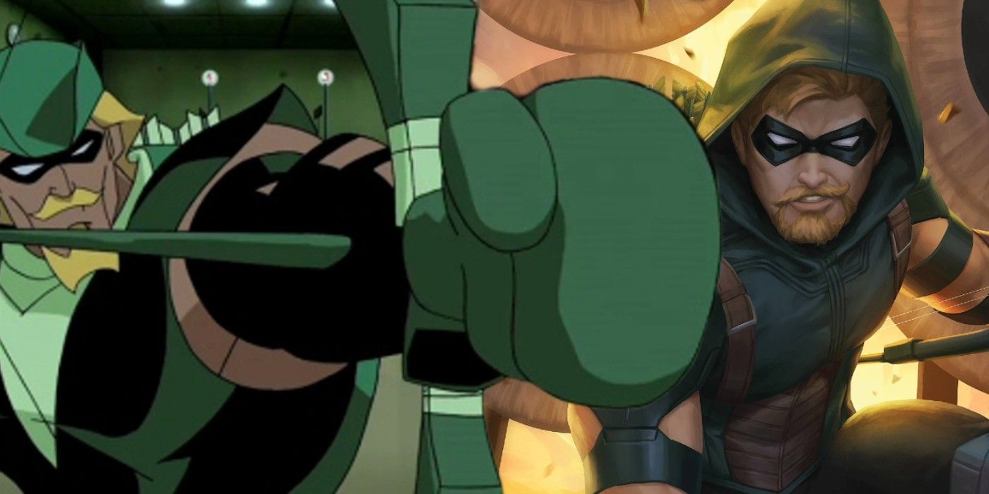 Functional Image of Green Arrow Boxing Gloves