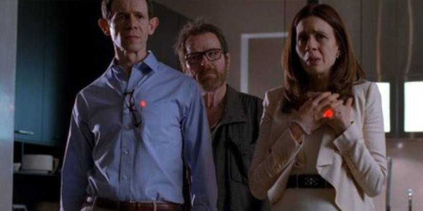 Gretchen And Elliott Threatened By Walter White In Season 5