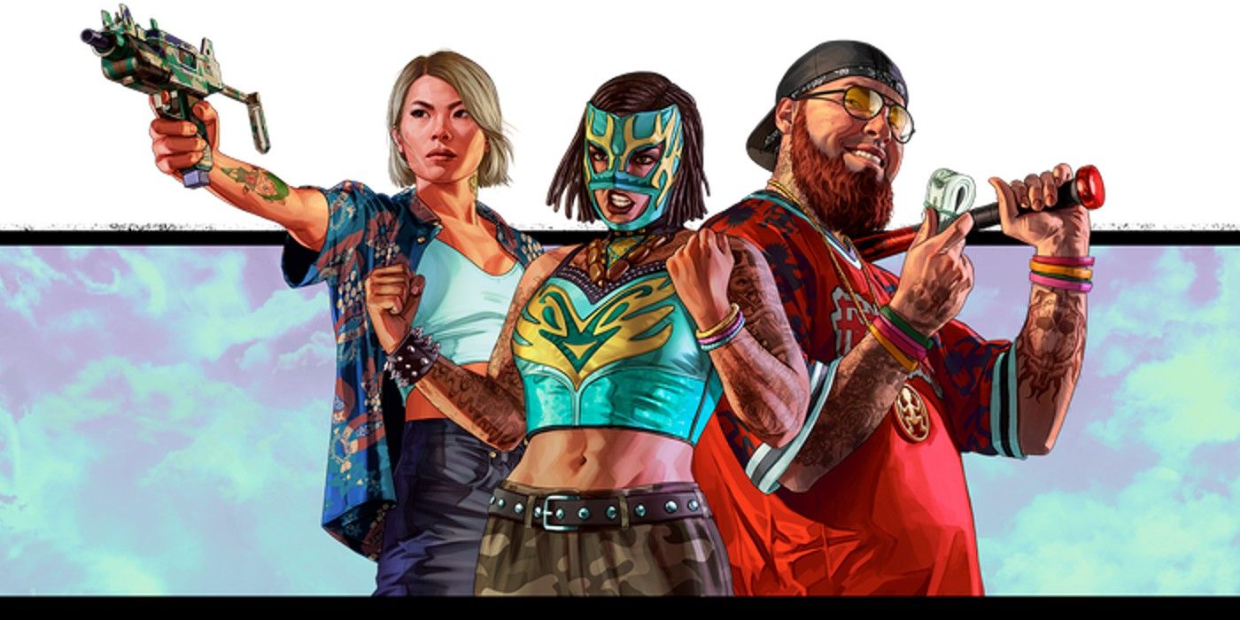 A Fooligan, Luchadora, and Dax from Grand Theft Auto Online: Los Santos Drug Wars